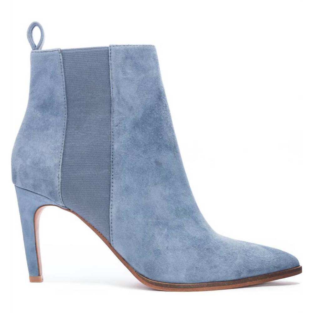 NEW 42 GOLD kensington boot in blue suede